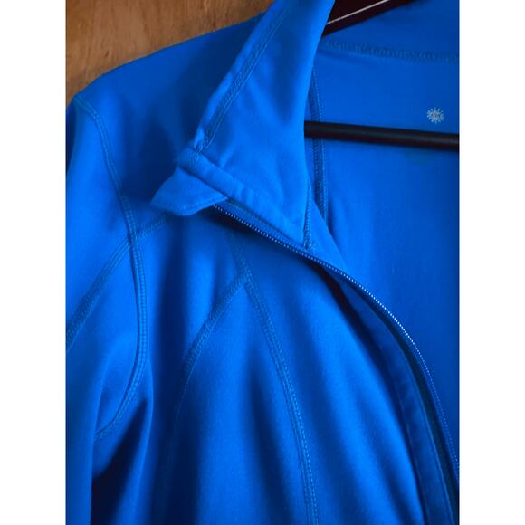 Tangerine Women's Long Sleeve Track Jacket Full Zip Thumb Holes Size Medium - Picture 6 of 11